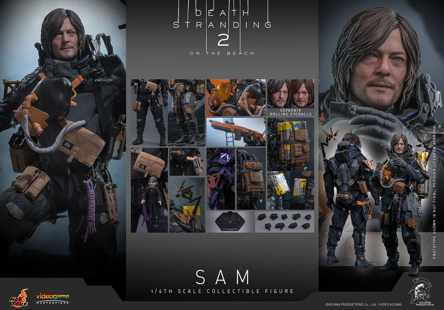 *PRE-ORDER Sam - Death Stranding 2: On The Beach Hot Toys Collectibles 1/6 Scale Action Figure