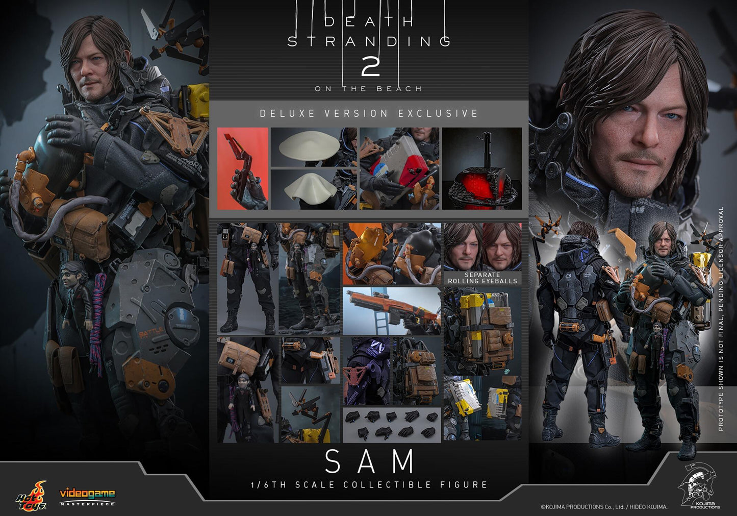 *PRE-ORDER Sam (Deluxe) - Death Stranding 2: On The Beach Hot Toys Collectibles 1/6 Scale Action Figure