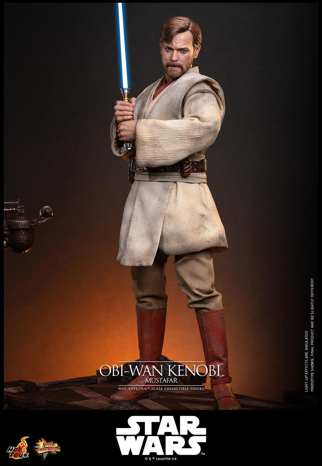 *PRE-ORDER Obi-Wan Kenobi (Mustafar) - Star Wars III: Revenge Of The Sith Hot Toys Collectibles 1/6 Scale Action Figure