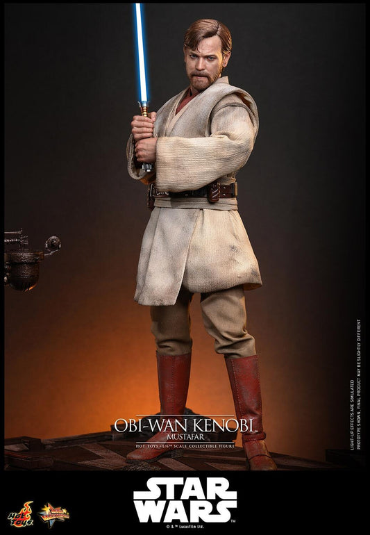 *PRE-ORDER Obi-Wan Kenobi (Mustafar) - Star Wars III: Revenge Of The Sith Hot Toys Collectibles 1/6 Scale Action Figure