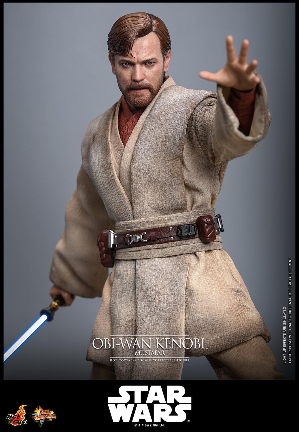 *PRE-ORDER Obi-Wan Kenobi (Mustafar) - Star Wars III: Revenge Of The Sith Hot Toys Collectibles 1/6 Scale Action Figure
