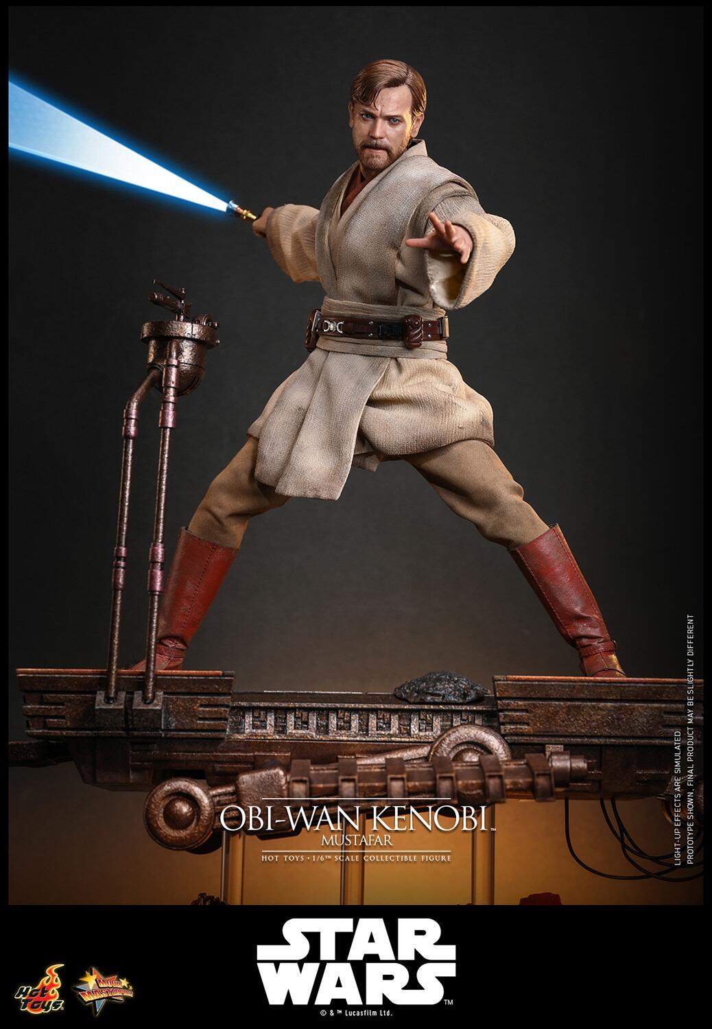*PRE-ORDER Obi-Wan Kenobi (Mustafar) - Star Wars III: Revenge Of The Sith Hot Toys Collectibles 1/6 Scale Action Figure