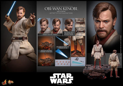*PRE-ORDER Obi-Wan Kenobi (Mustafar) - Star Wars III: Revenge Of The Sith Hot Toys Collectibles 1/6 Scale Action Figure