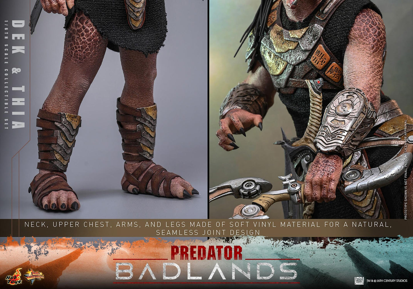 *PRE-ORDER Dek and Thia - Predator: Badlands Hot Toys Collectibles 1/6 Scale Action Figure
