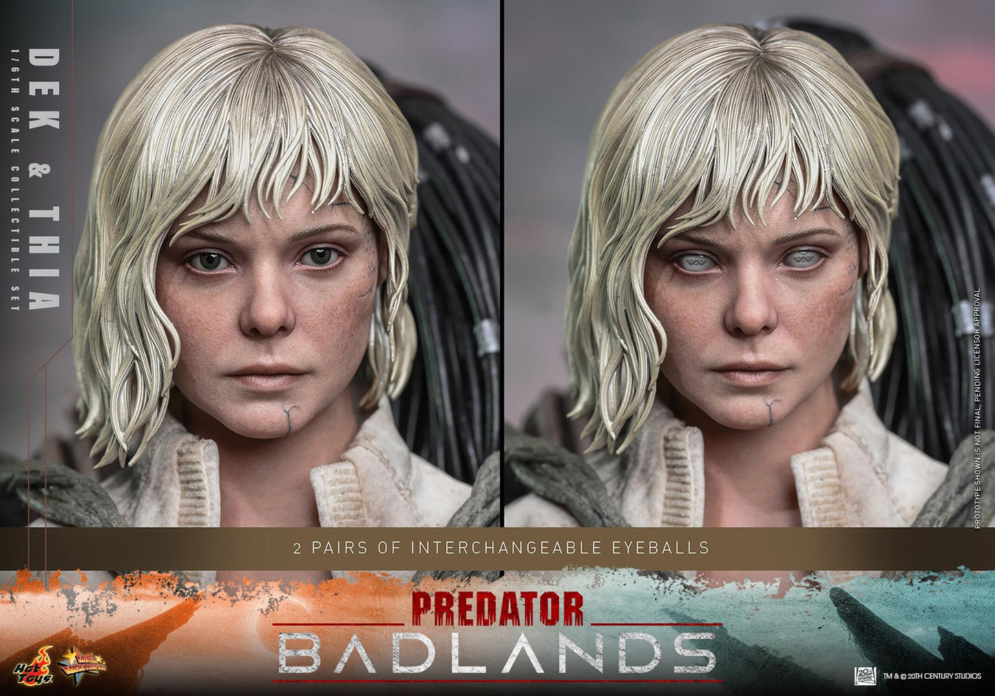 *PRE-ORDER Dek and Thia - Predator: Badlands Hot Toys Collectibles 1/6 Scale Action Figure