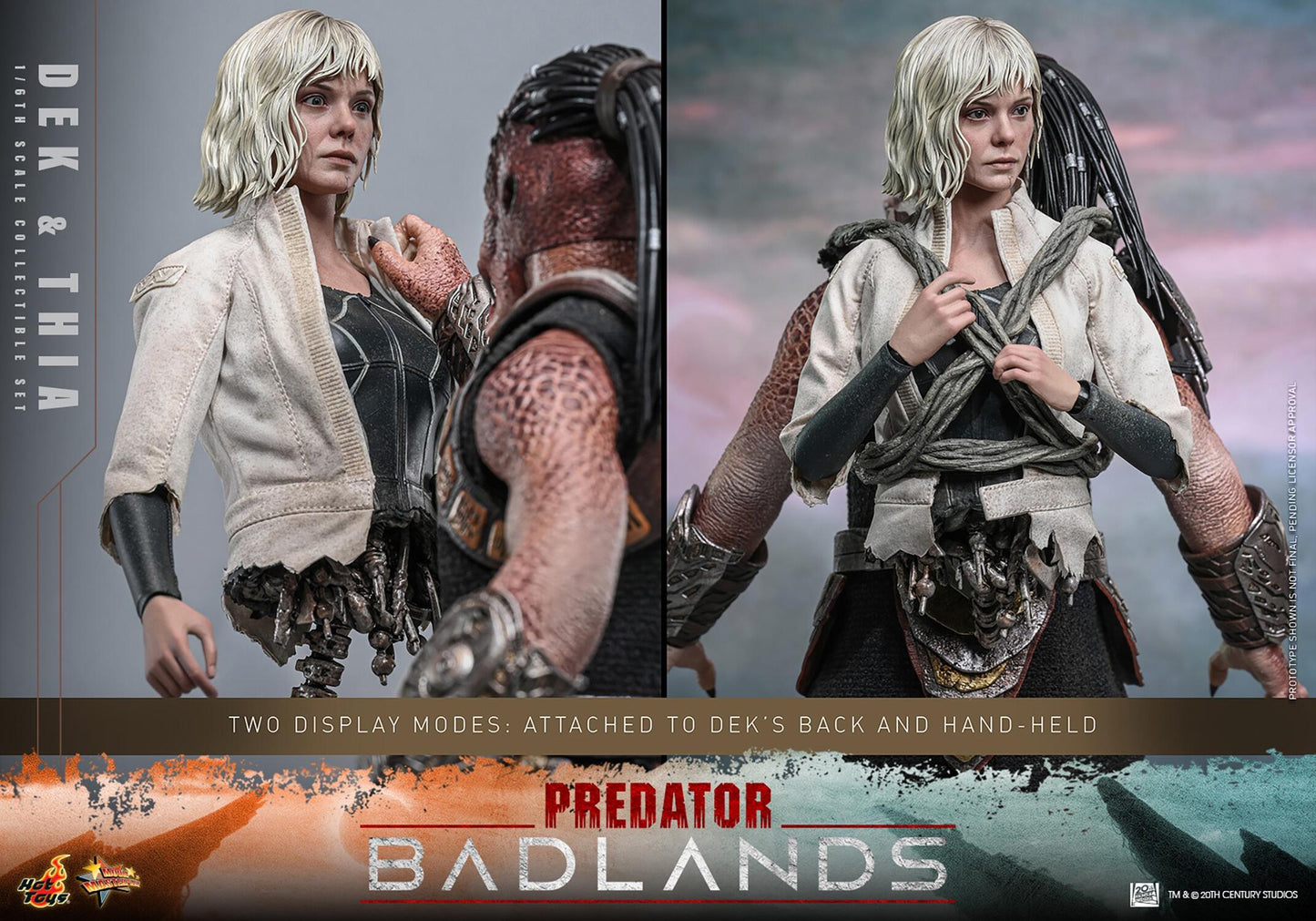*PRE-ORDER Dek and Thia - Predator: Badlands Hot Toys Collectibles 1/6 Scale Action Figure