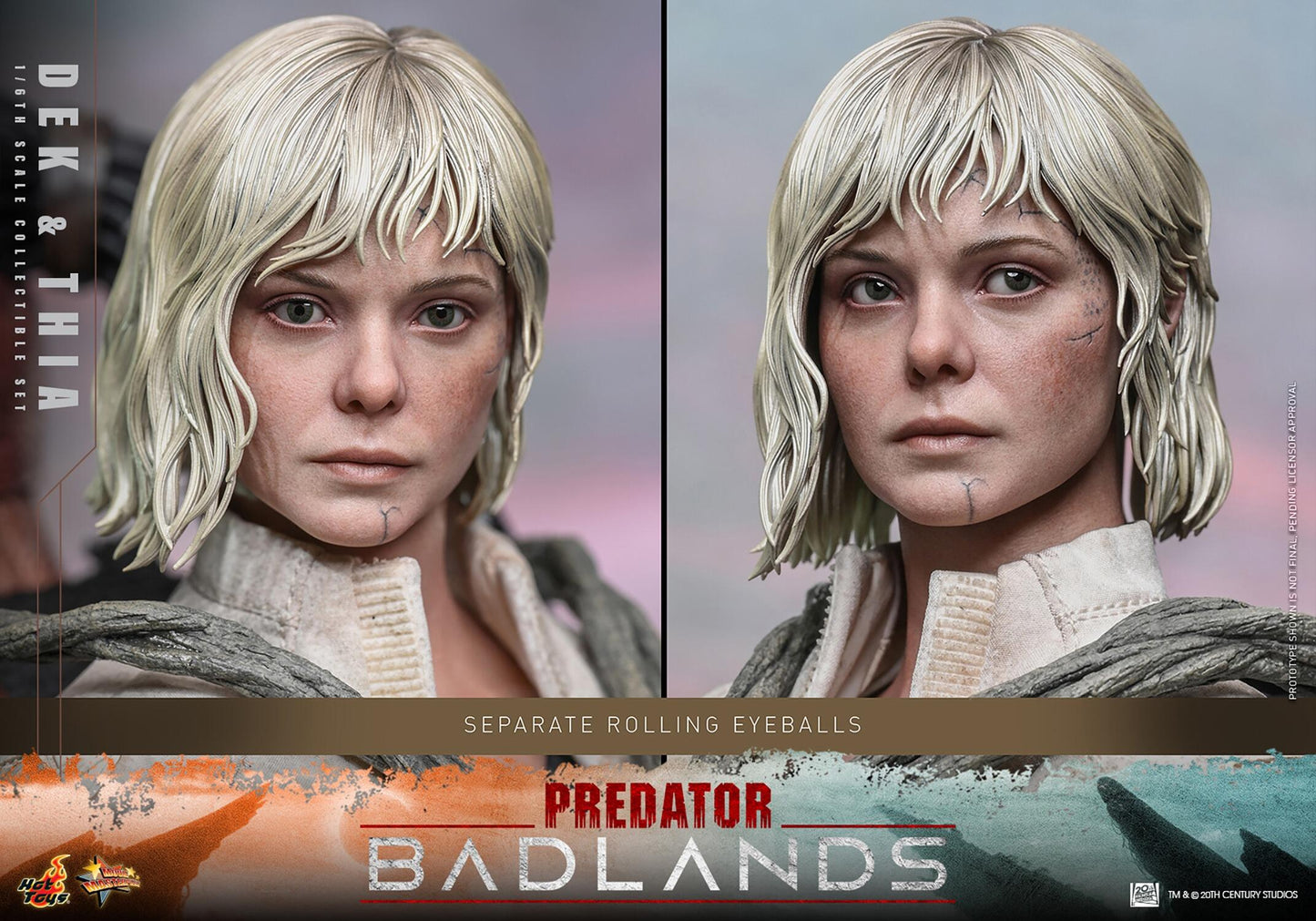 *PRE-ORDER Dek and Thia - Predator: Badlands Hot Toys Collectibles 1/6 Scale Action Figure