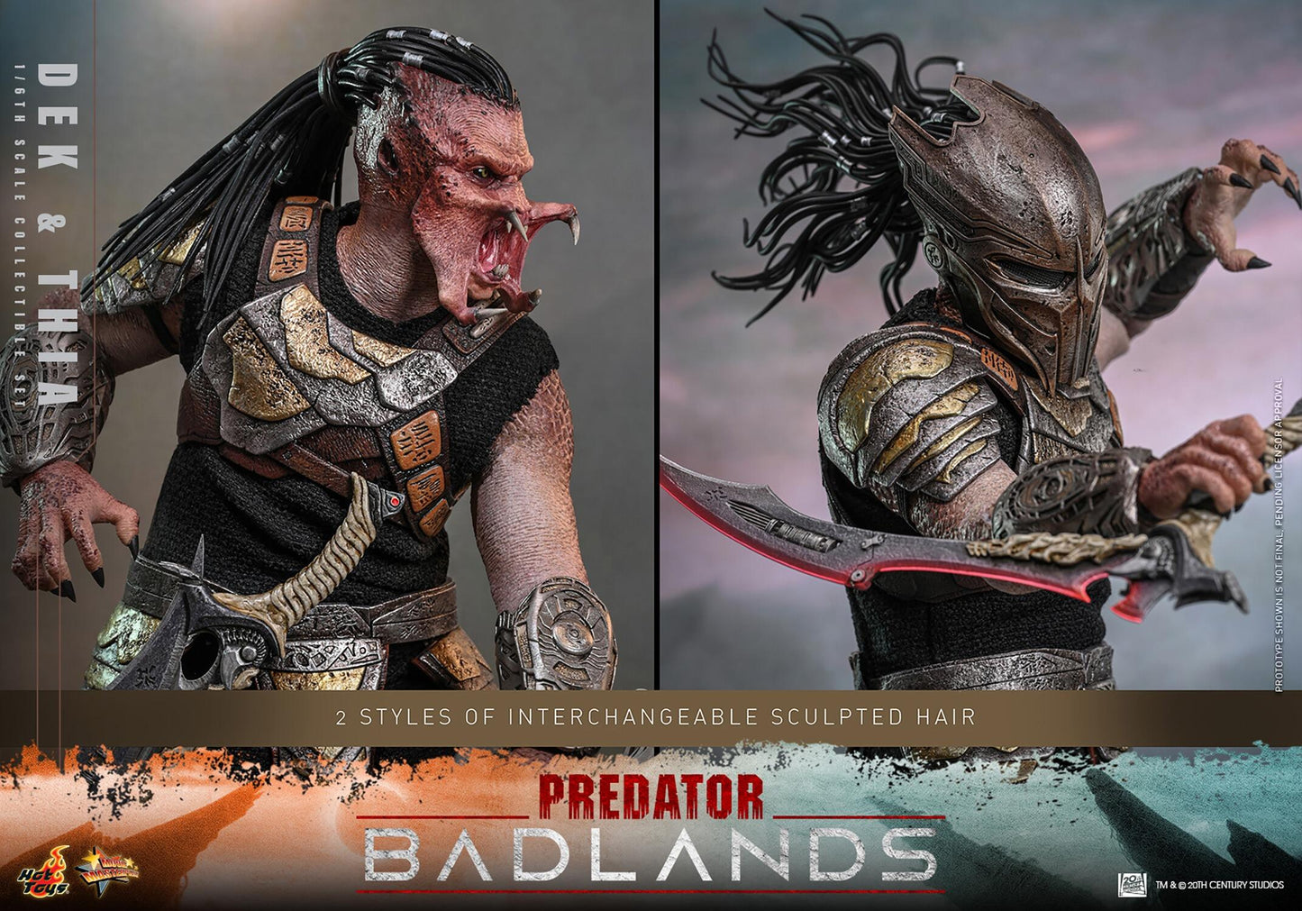 *PRE-ORDER Dek and Thia - Predator: Badlands Hot Toys Collectibles 1/6 Scale Action Figure