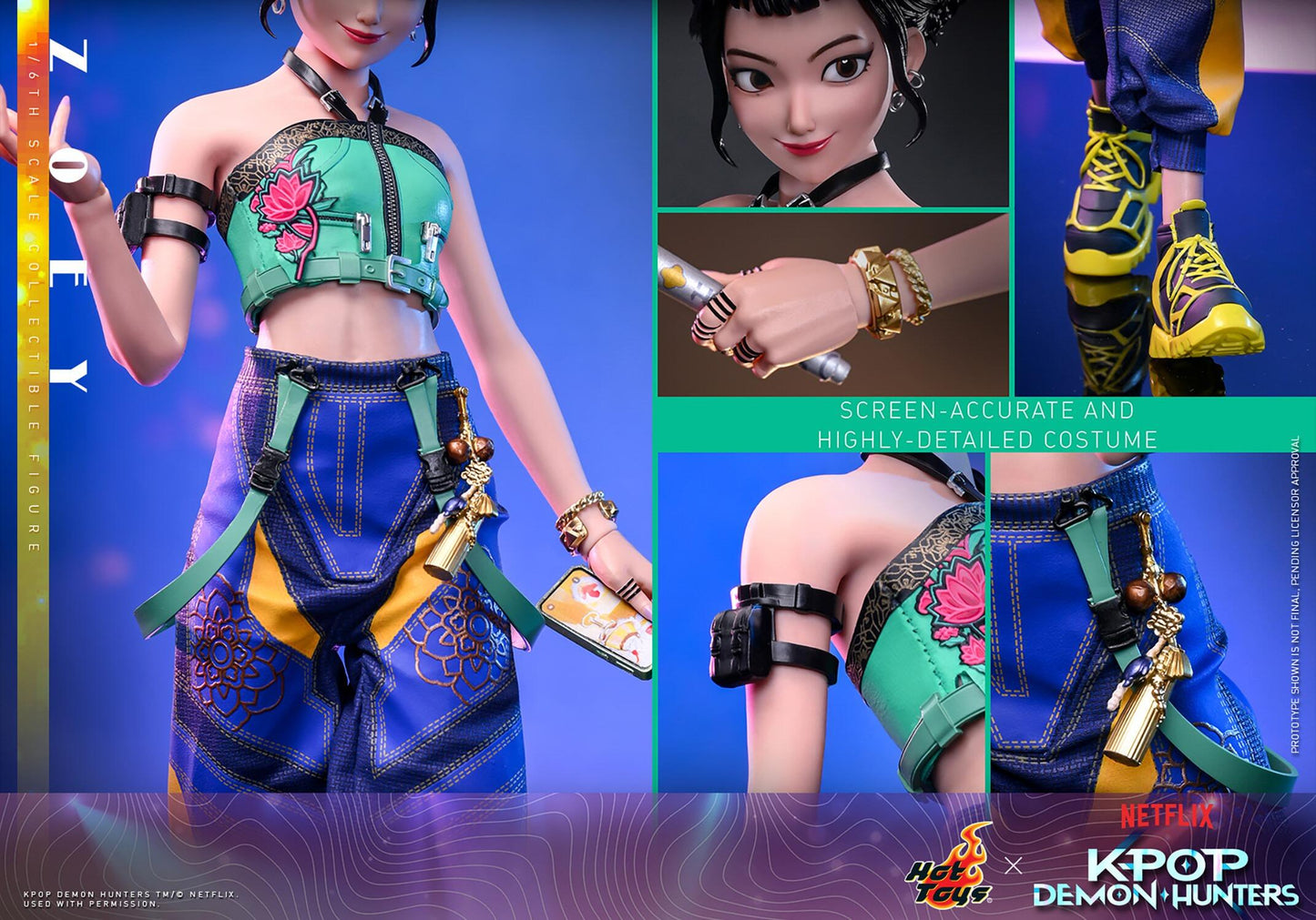*PRE-ORDER Zoey - KPop Demon Hunters Hot Toys Collectibles 1/6 Scale Action Figure