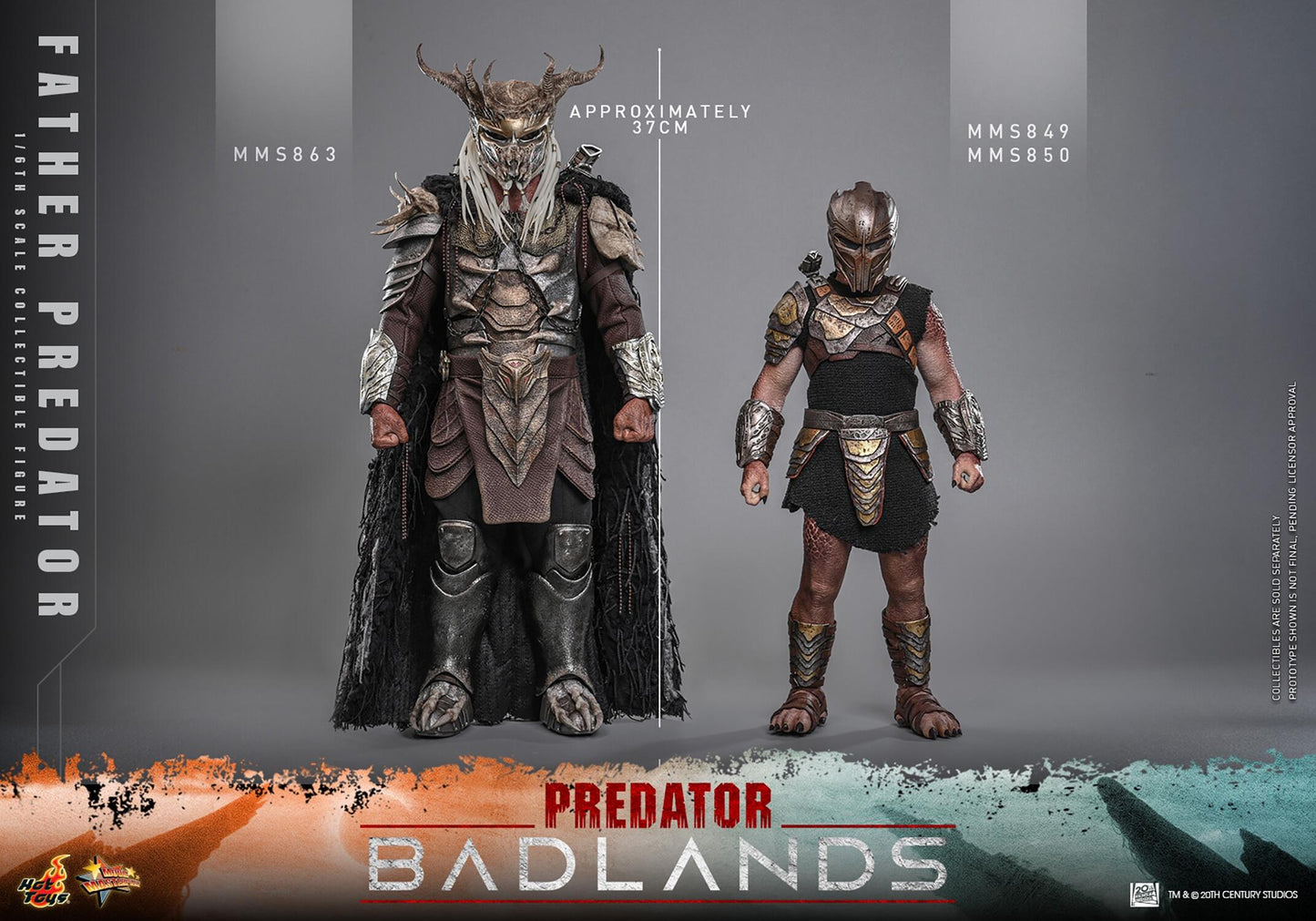 *PRE-ORDER Njohrr - Predator: Badlands Hot Toys Collectibles 1/6 Scale Action Figure