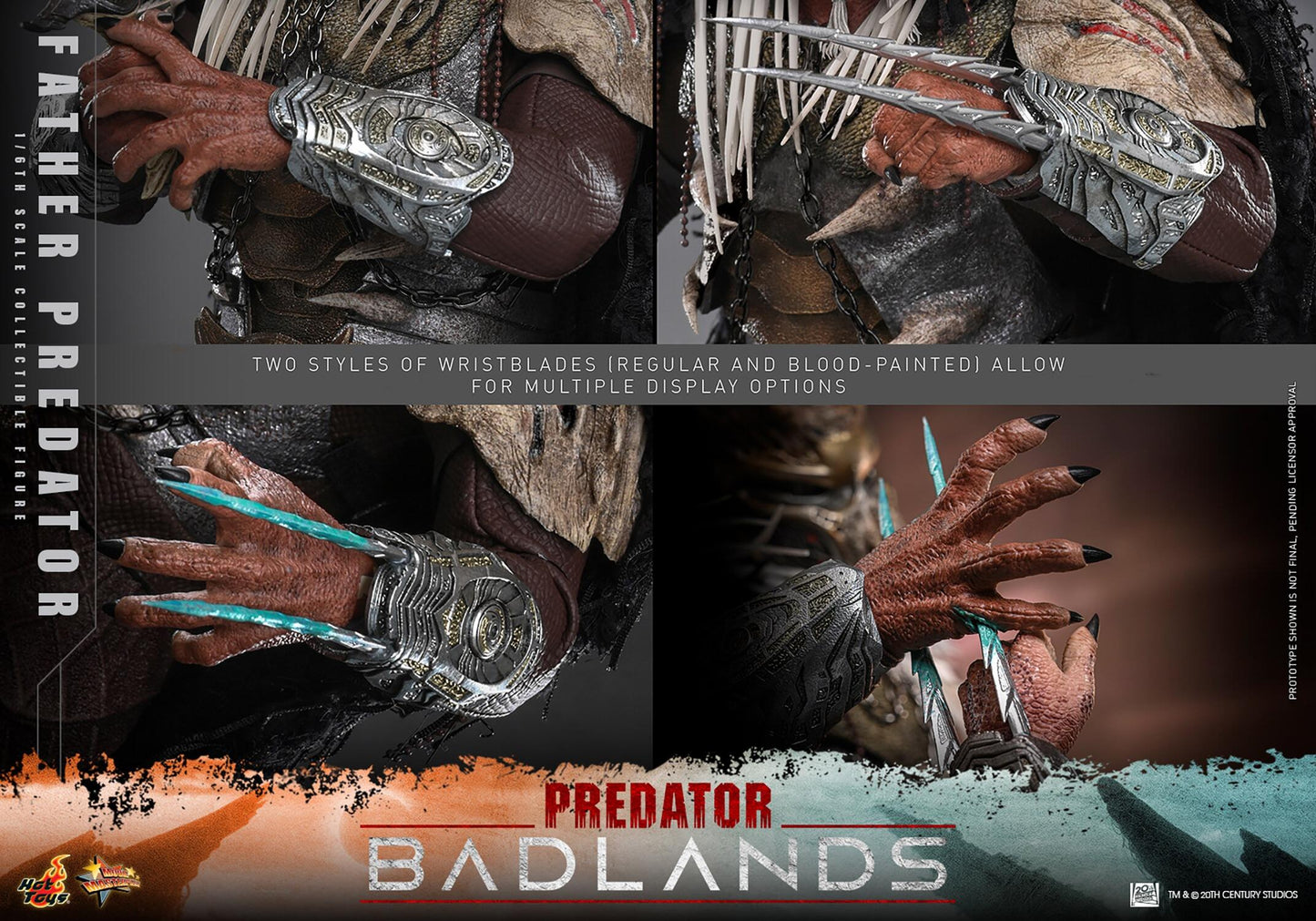 *PRE-ORDER Njohrr - Predator: Badlands Hot Toys Collectibles 1/6 Scale Action Figure