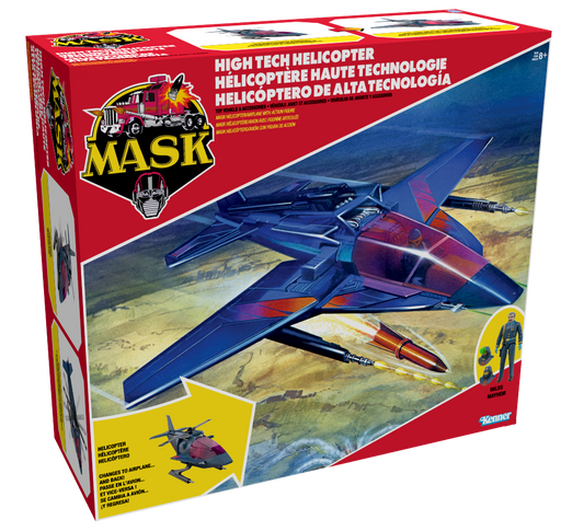 M.A.S.K. Action Figure Vehicle - High Tech Helicopter
