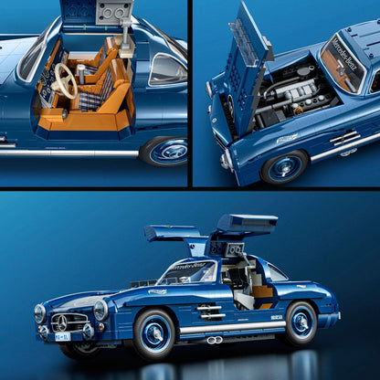 Mattel Brick Shop Hot Wheels Premium Series - Mercedes-Benz 300 SL