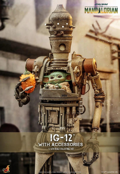 IG-12 With Accessories (The Mandalorian) - Star Wars Hot Toys Collectibles 1/6 Scale Action Figure