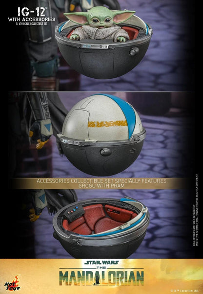 IG-12 With Accessories (The Mandalorian) - Star Wars Hot Toys Collectibles 1/6 Scale Action Figure