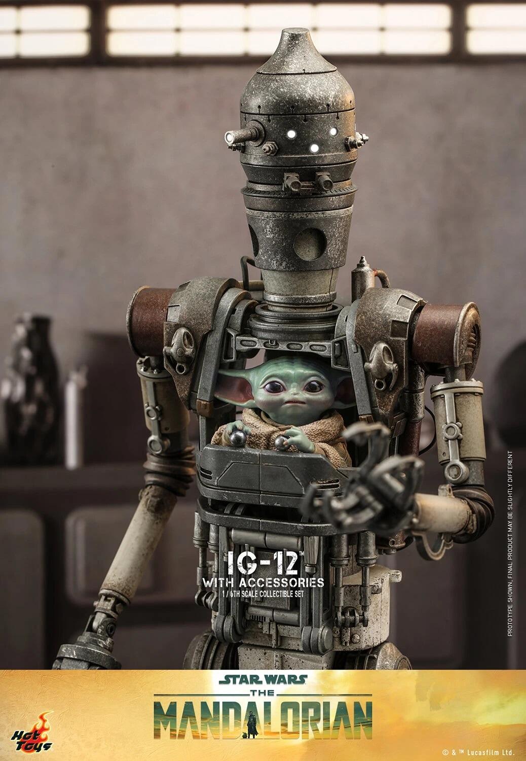 IG-12 With Accessories (The Mandalorian) - Star Wars Hot Toys Collectibles 1/6 Scale Action Figure