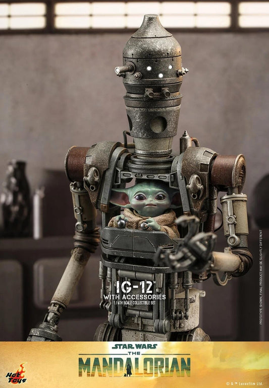 IG-12 With Accessories (The Mandalorian) - Star Wars Hot Toys Collectibles 1/6 Scale Action Figure