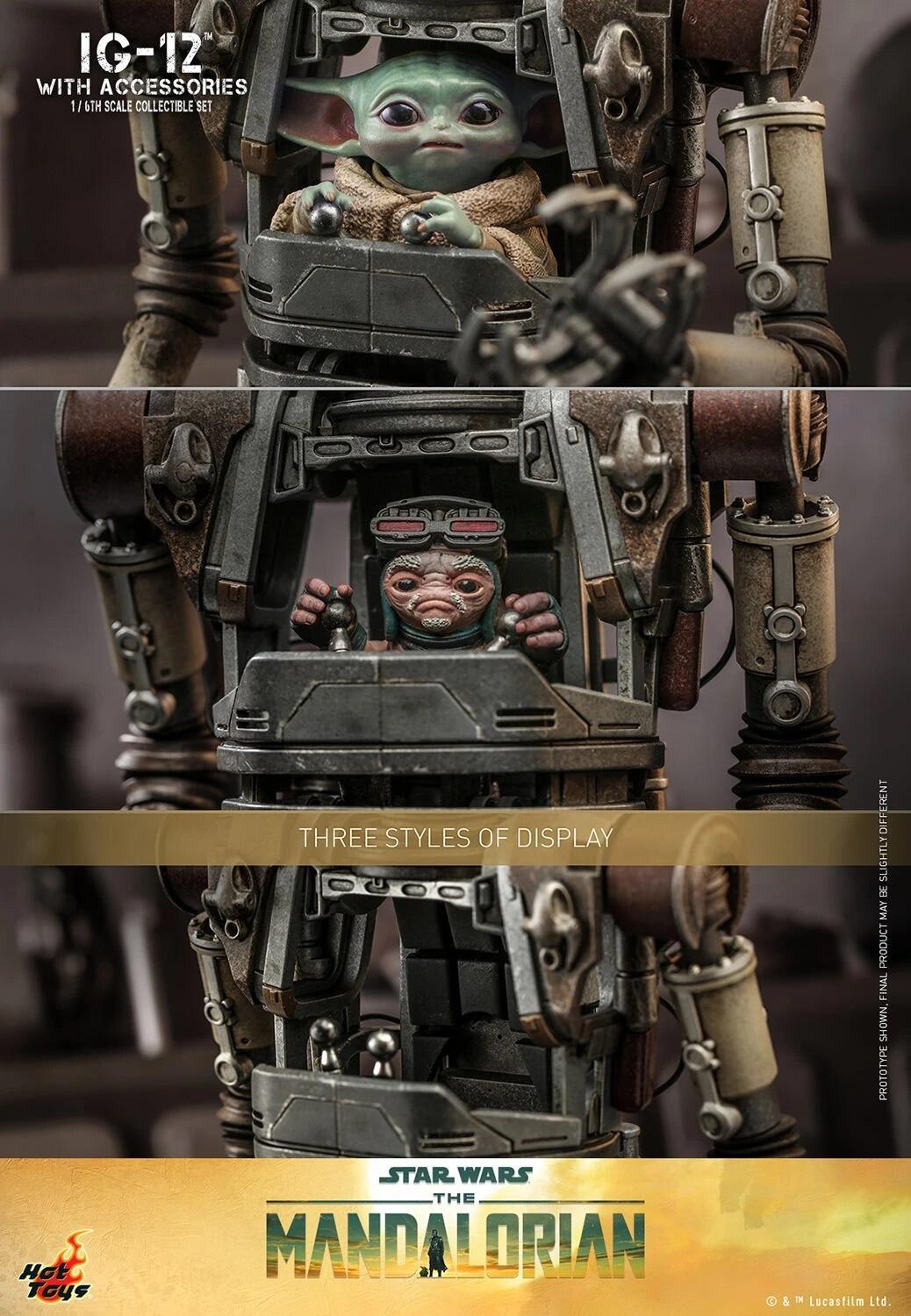IG-12 With Accessories (The Mandalorian) - Star Wars Hot Toys Collectibles 1/6 Scale Action Figure