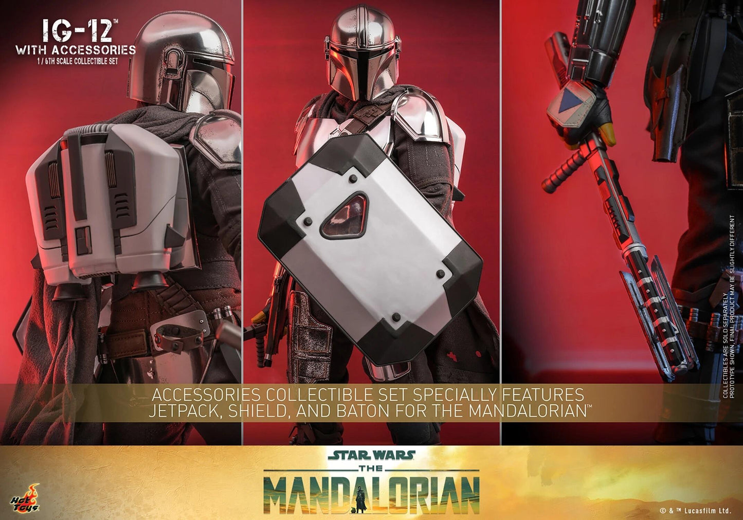 IG-12 With Accessories (The Mandalorian) - Star Wars Hot Toys Collectibles 1/6 Scale Action Figure