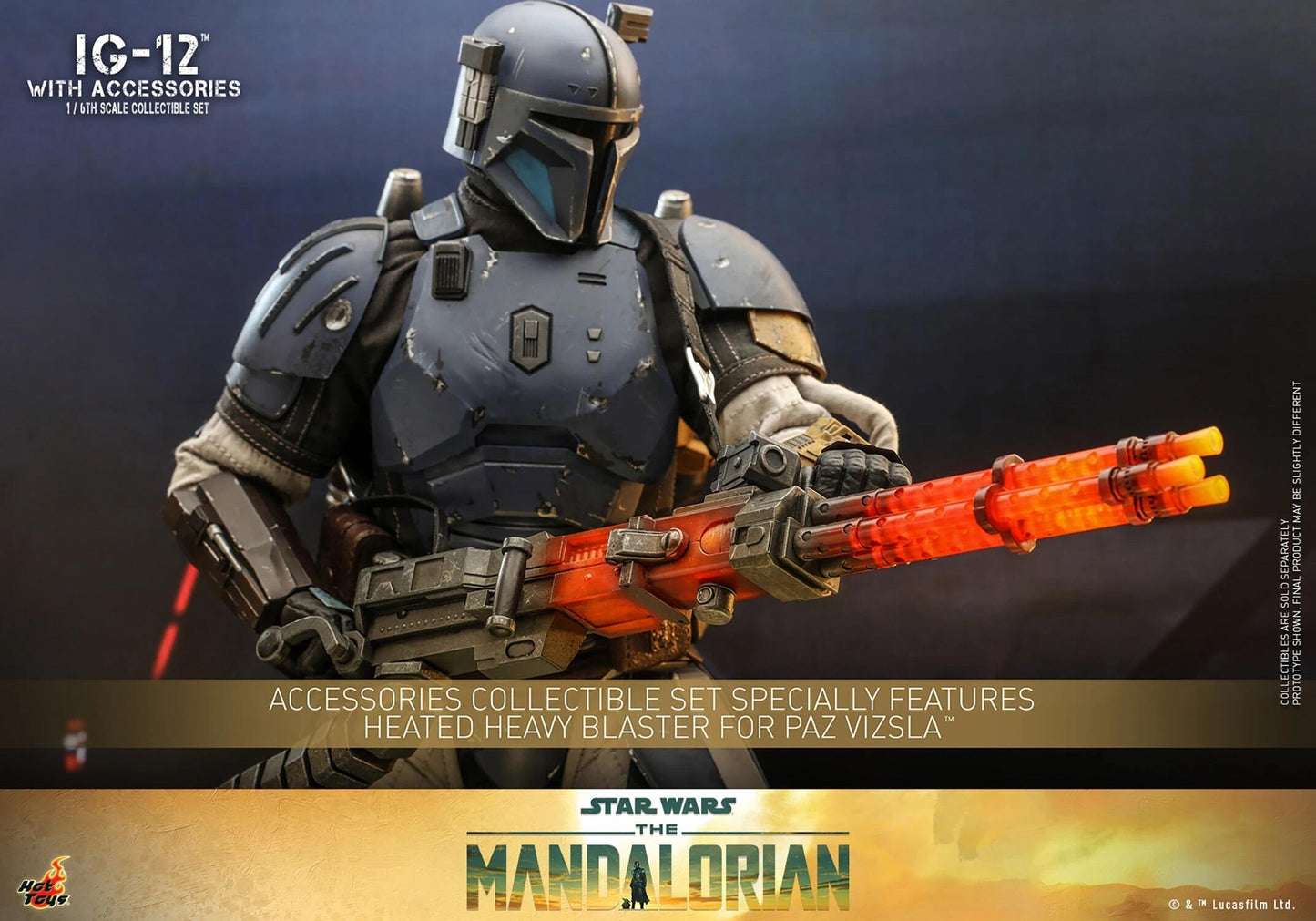 IG-12 With Accessories (The Mandalorian) - Star Wars Hot Toys Collectibles 1/6 Scale Action Figure