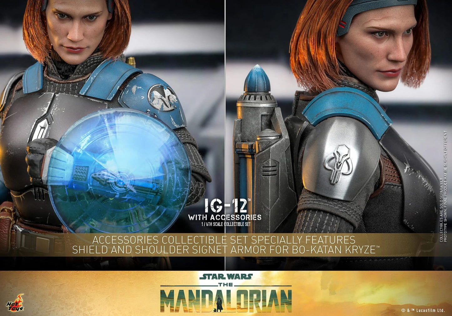 IG-12 With Accessories (The Mandalorian) - Star Wars Hot Toys Collectibles 1/6 Scale Action Figure