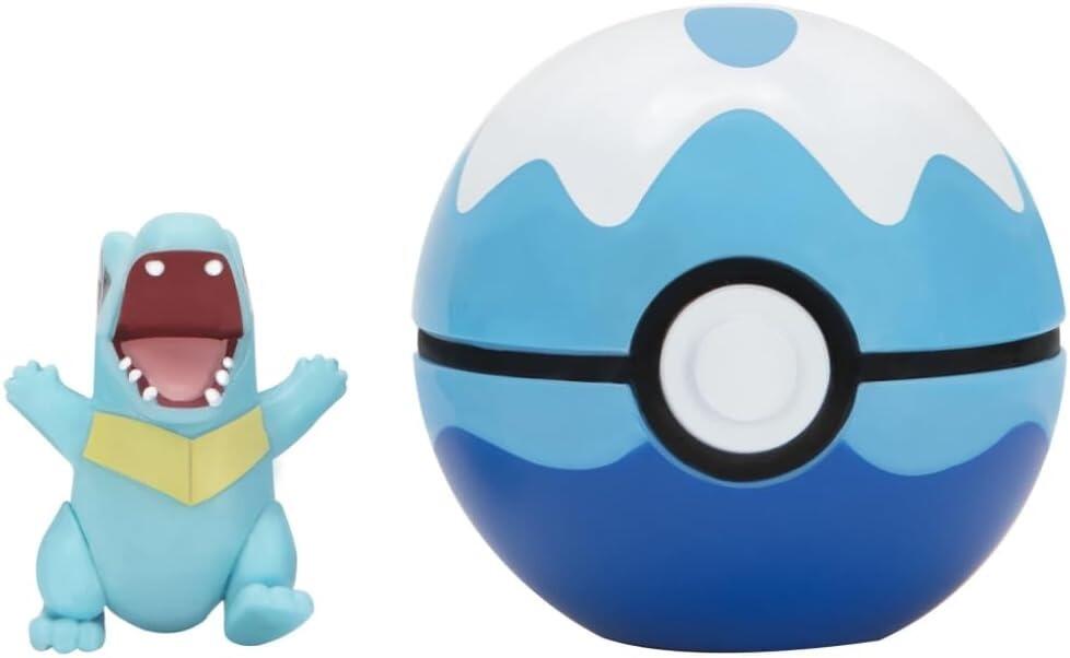 Pokémon Clip N Go Battle Figure Wave 10 - Totodile With Dive Ball