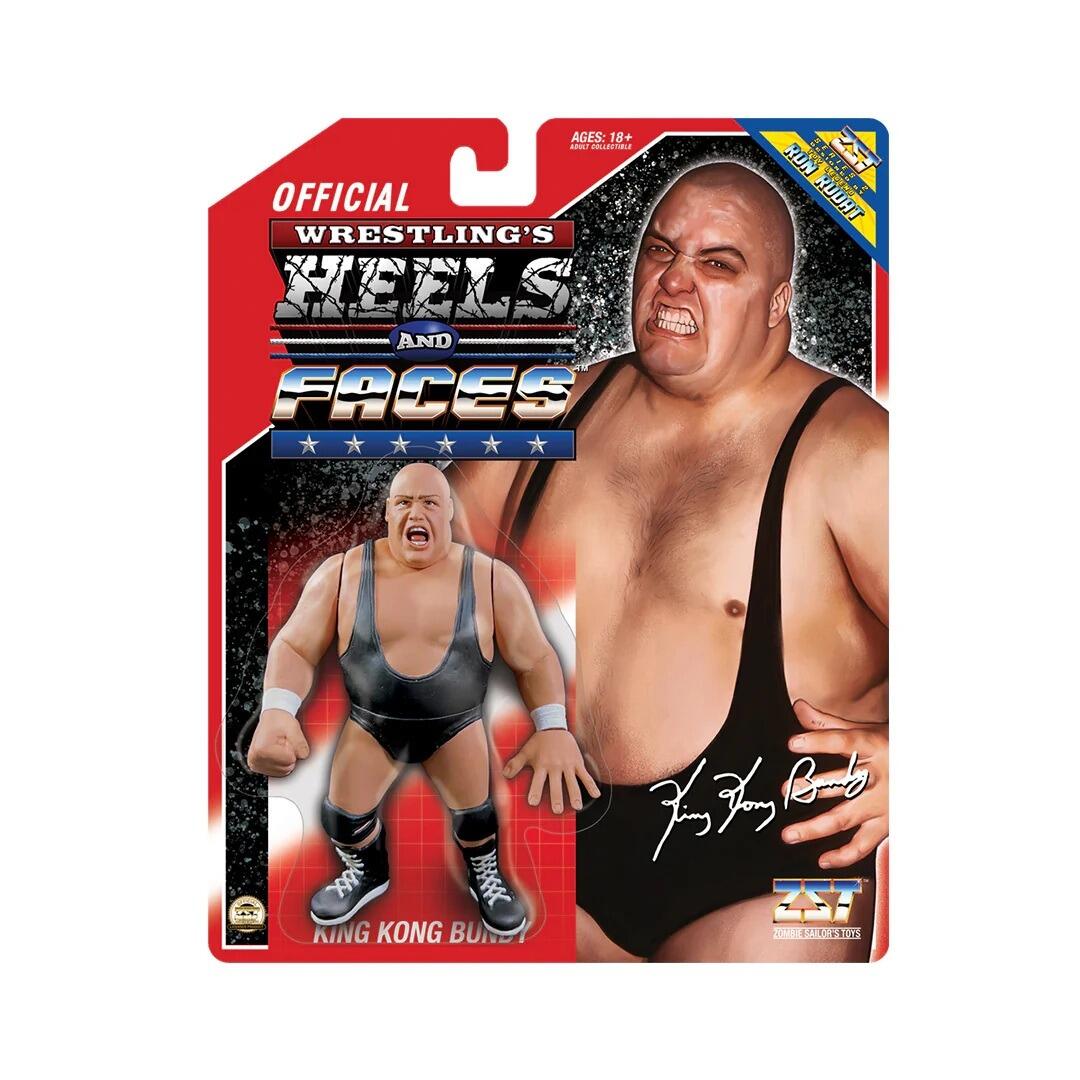 Wrestling's Heels and Faces 4.5 Inch Scale Action Figure - King Kong Bundy