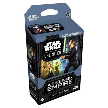 Star Wars: Unlimited Ashes of the Empire Trading Card Game - Spotlight Deck (Luke Skywalker)