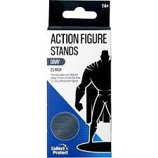 Entertainment Earth Action Figure Stands 25-Pack - Grey