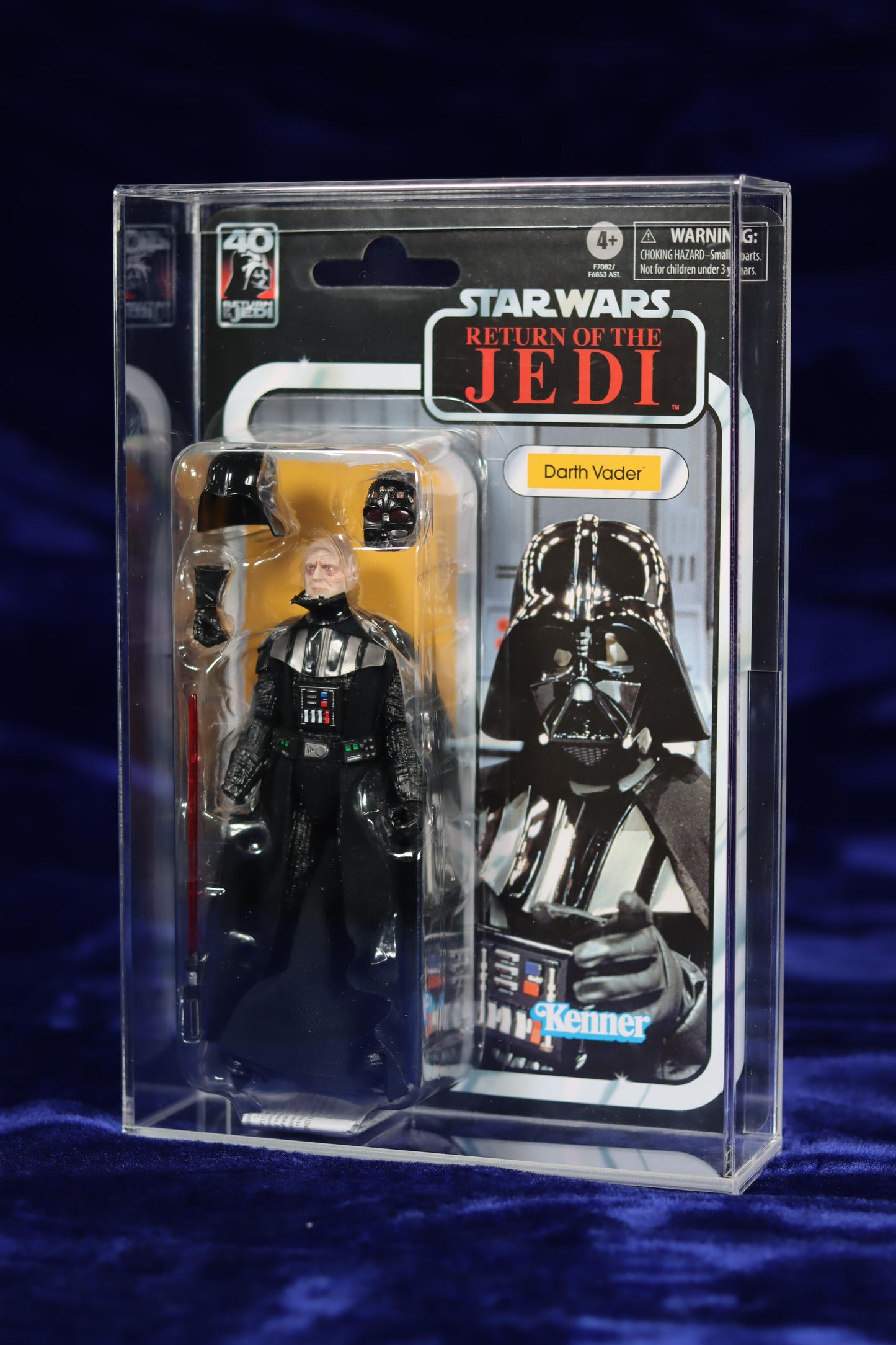 Star Wars Black Series Anniversary Carded SAF Acrylic Display Case (With Side Guides)