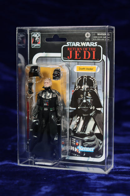 Star Wars Black Series Anniversary Carded SAF Acrylic Display Case (With Side Guides)