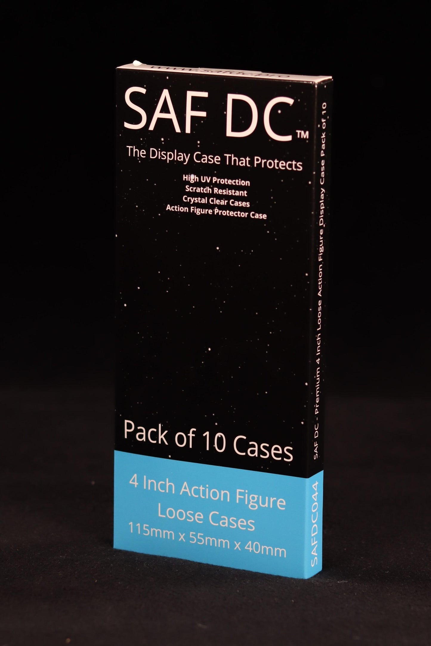 SAF Premium Foldable Display Case - Loose Action Figure 4 Inch / 3.75 Inch Pack of 10
