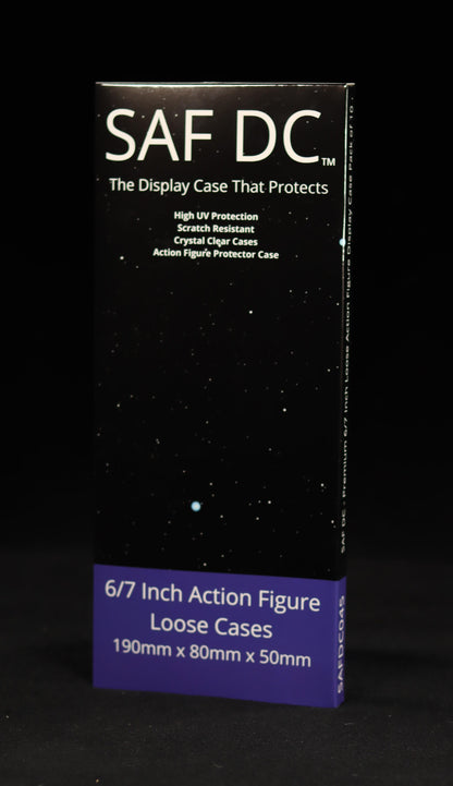SAF Premium Foldable Display Case - Loose Action Figure 6/7 Inch Pack of 10