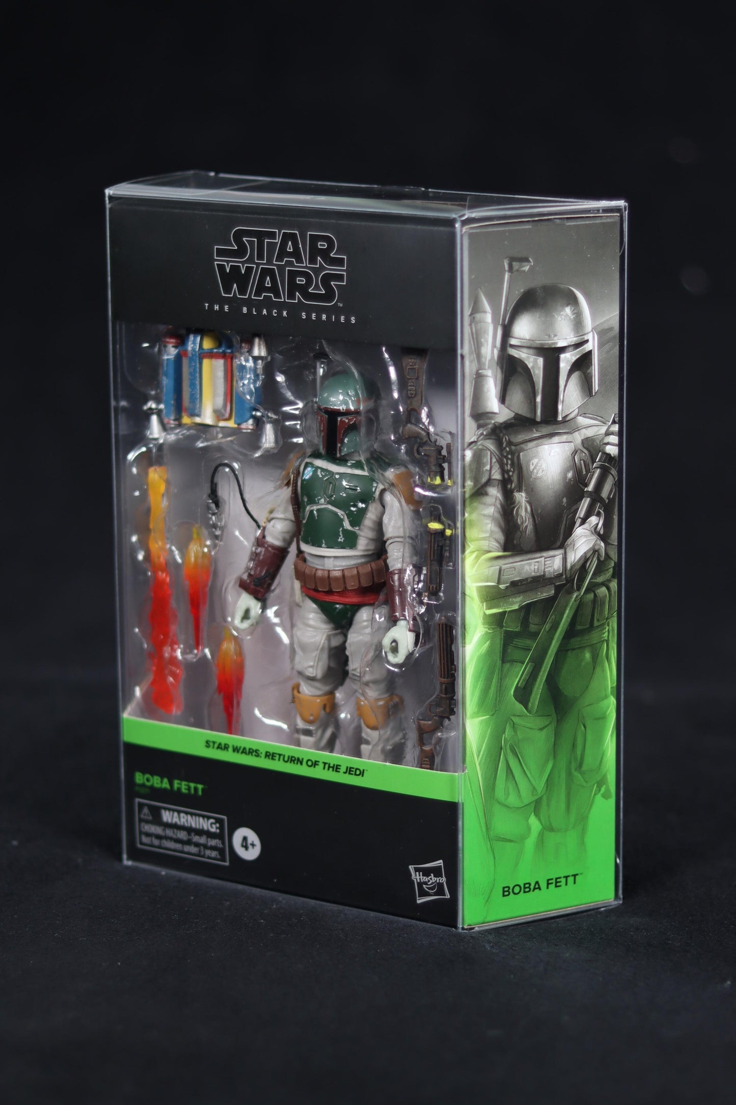 SAF Premium Foldable Display Case - Star Wars Black Series Deluxe (angled)