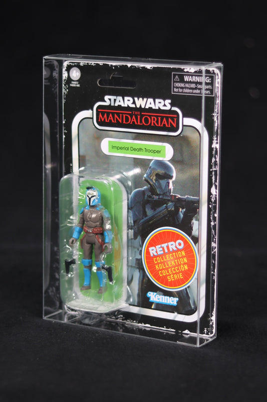 SAF Premium Foldable Display Case - Star Wars Retro / Super 7 Low Profile Bubble