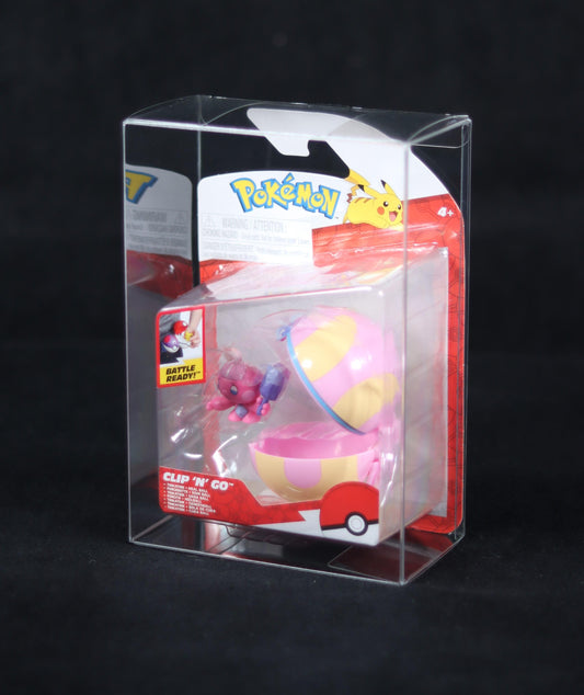 SAF Premium Foldable Display Case - Jazwares Pokemon Figure (Deep)