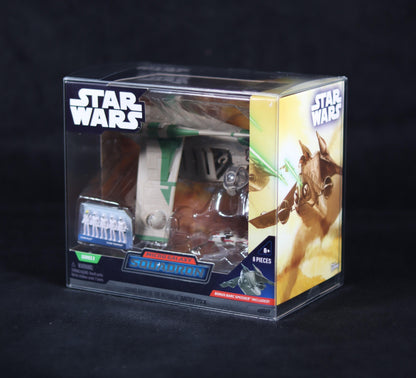 SAF Premium Foldable Display Case - Star Wars Micro Galaxy Squadron Deluxe (8" Deluxe Vehicles)