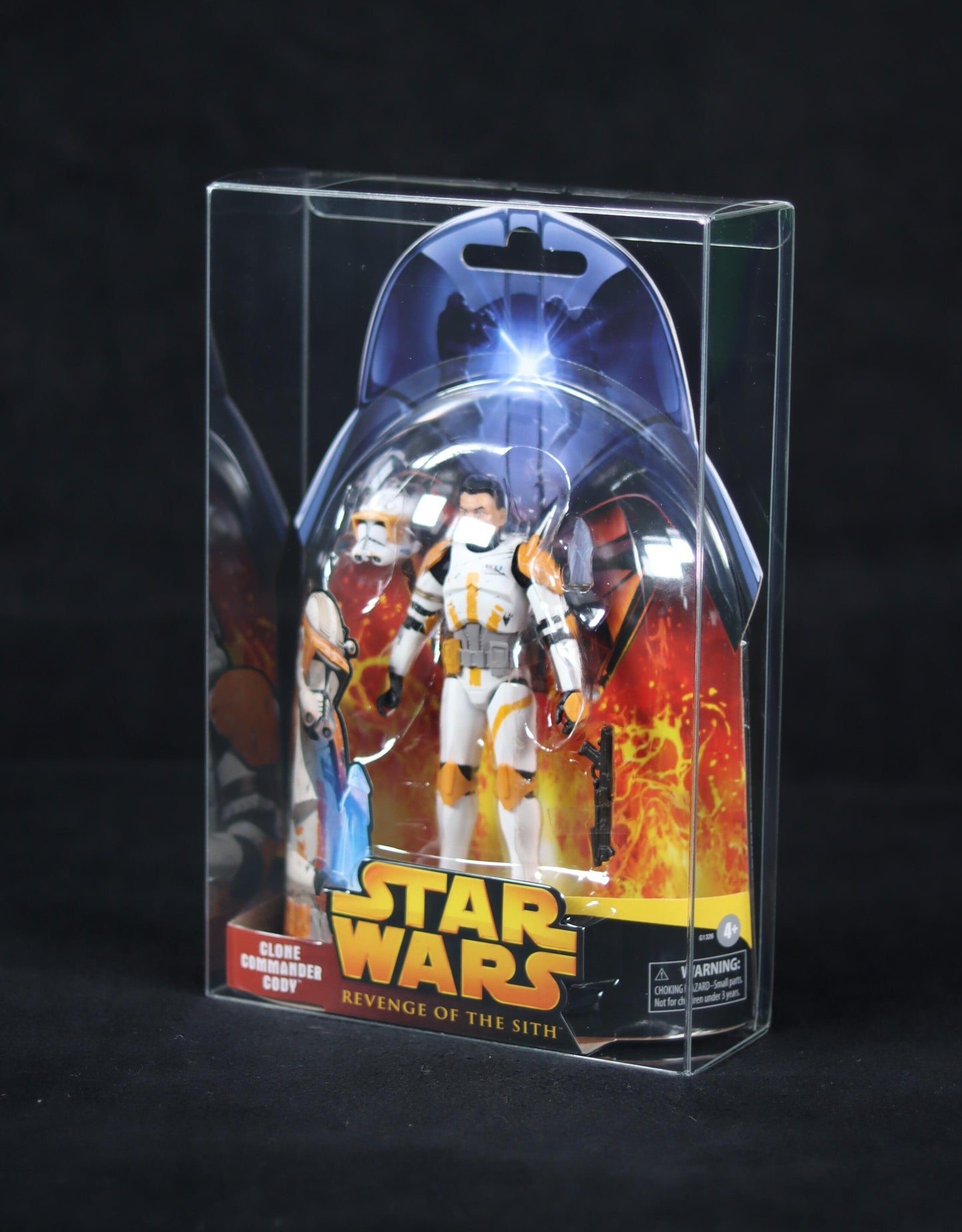 SAF Premium Foldable Display Case - Star Wars Black Series 6 Inch Carded (up to 63mm Bubble Depth) (ROTS Cards)