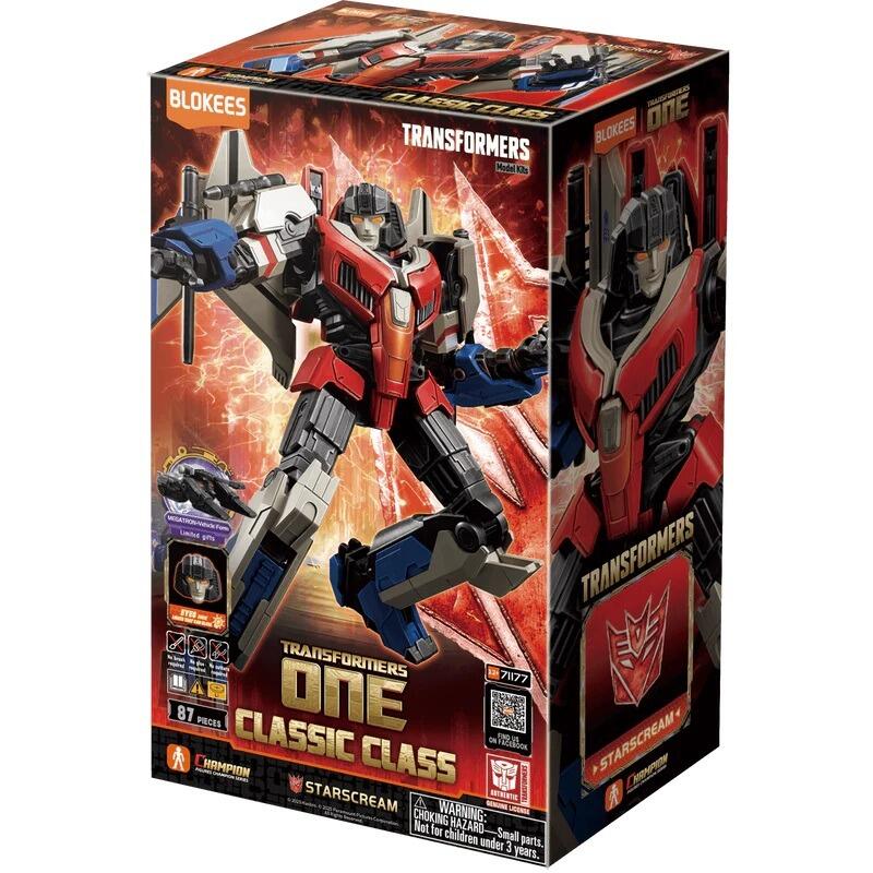 Transformers Classic Blokees 5 Inch Model Kit Class 16 - Starscream (Transformers ONE)