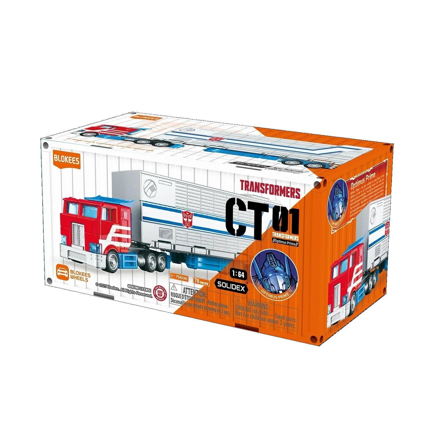 Transformers Wheels Blokees Model Kit - CT01 Optimus Prime