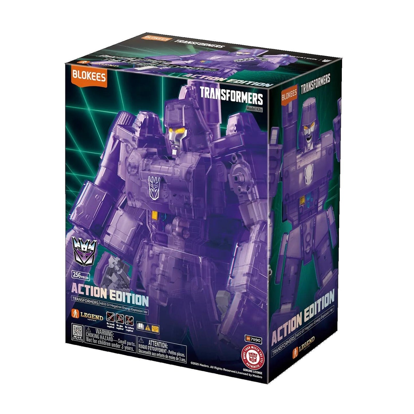 Transformers Action Edition 02 Blokees Deluxe Model Kit - G1 Megatron (Energy Explosion)