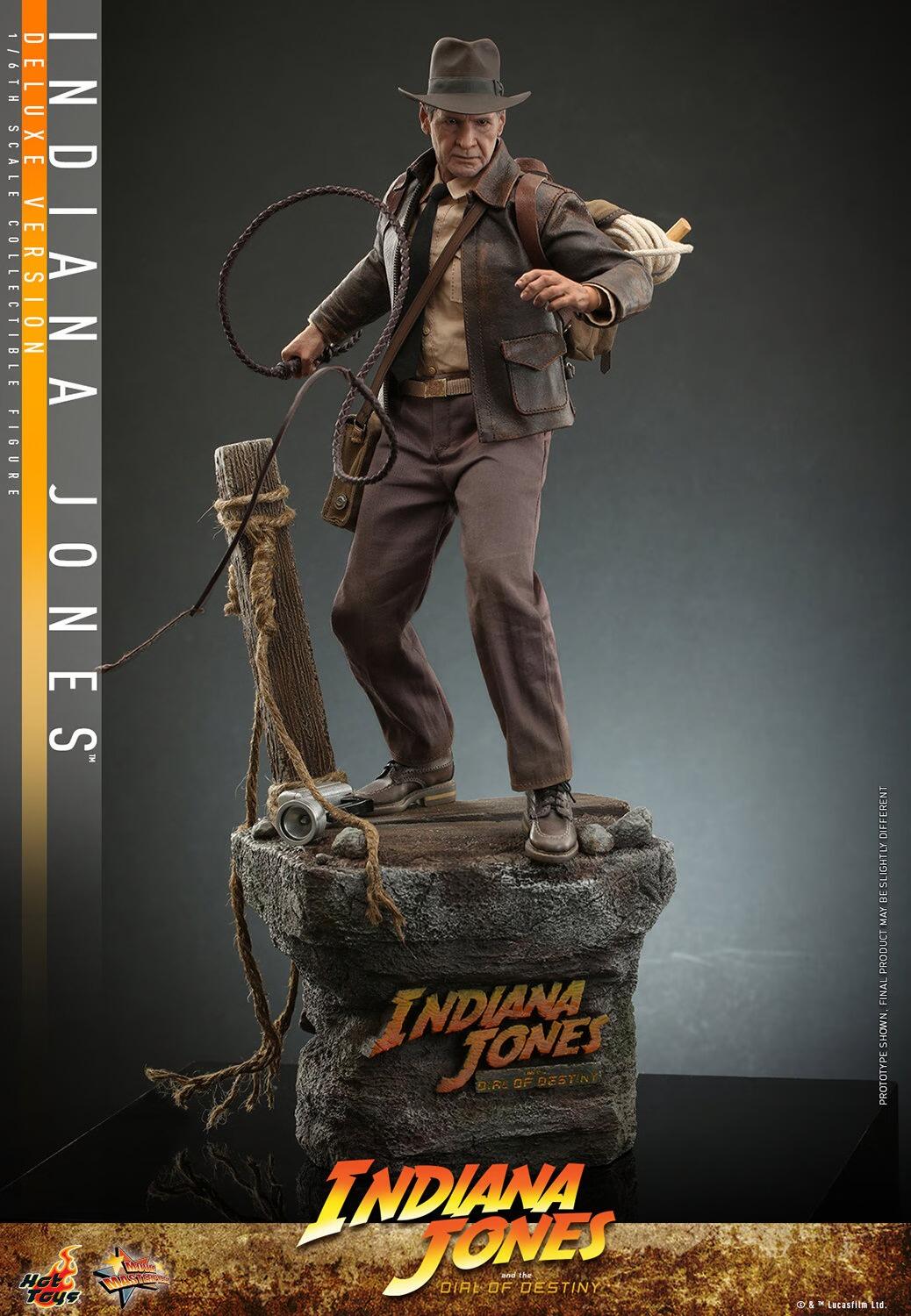 Indiana Jones Deluxe (Dial of Destiny) - Indiana Jones Hot Toys Collectibles 1/6 Scale Action Figure