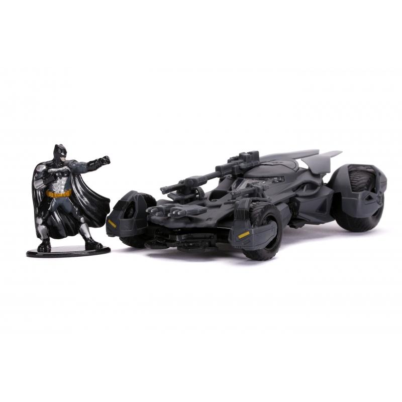 Justice League - Batmobile with Batman Figure Hollywood Rides 1:32 Scale Die Cast Vehicle