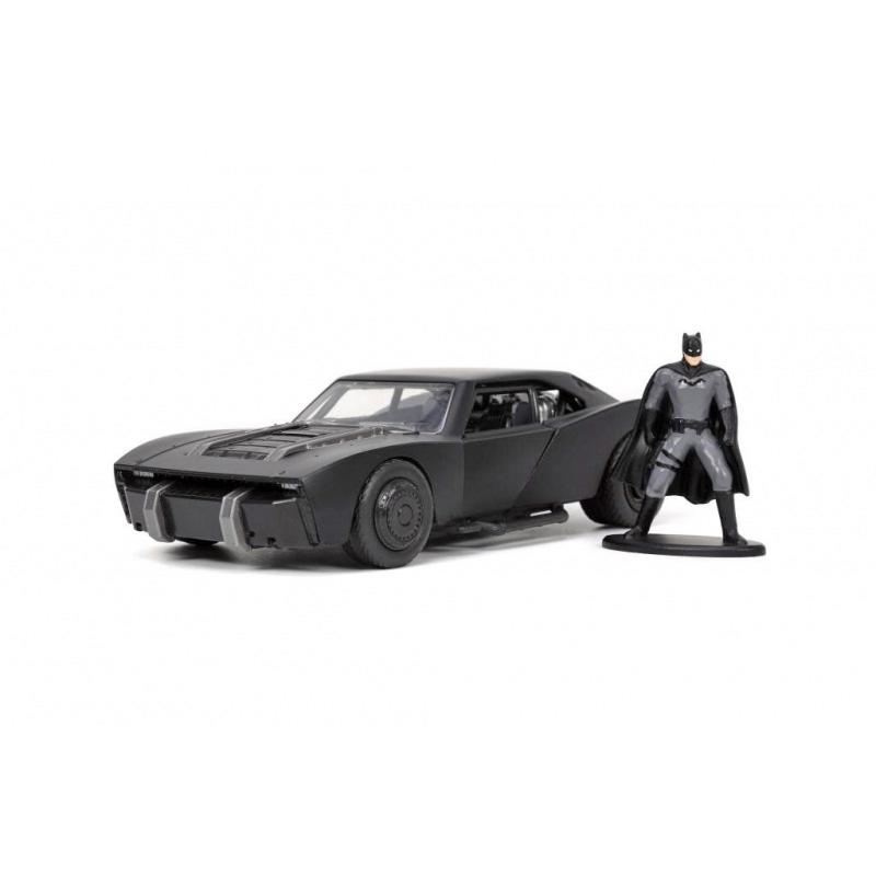 Batman - 2022 Batmobile with Batman Figure Hollywood Rides 1:32 Scale Die Cast Vehicle