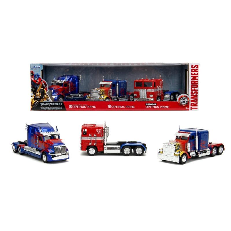 Transformers - Optimus Prime 3 Car Collector Set 1:32 Scale Die Cast Vehicle