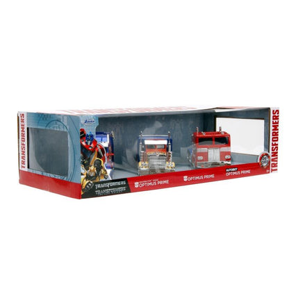 Transformers - Optimus Prime 3 Car Collector Set 1:32 Scale Die Cast Vehicle