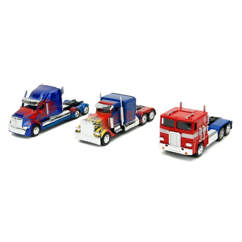 Transformers - Optimus Prime 3 Car Collector Set 1:32 Scale Die Cast Vehicle