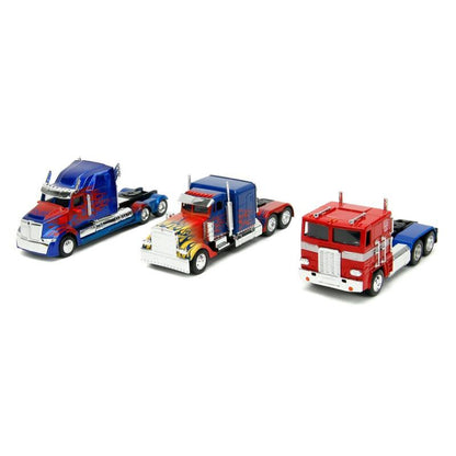 Transformers - Optimus Prime 3 Car Collector Set 1:32 Scale Die Cast Vehicle