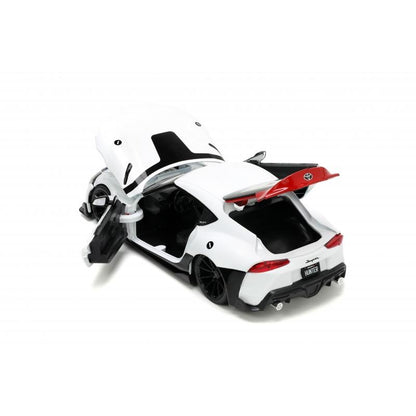 Robotech - 2020 Toyota Supra with Rick Hunter Hollywood Rides 1:24 Scale Die Cast Vehicle