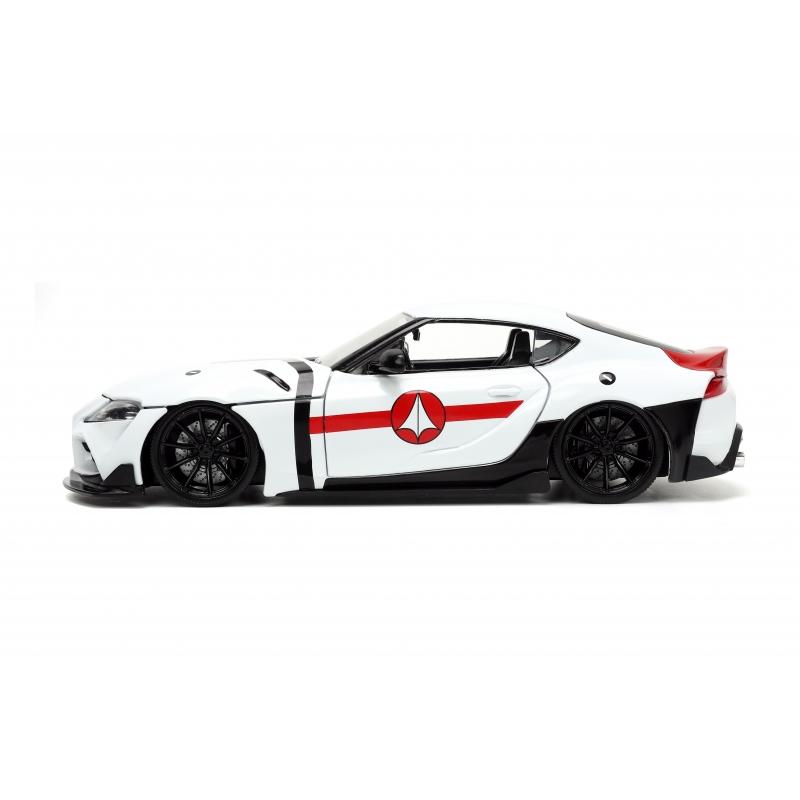 Robotech - 2020 Toyota Supra with Rick Hunter Hollywood Rides 1:24 Scale Die Cast Vehicle